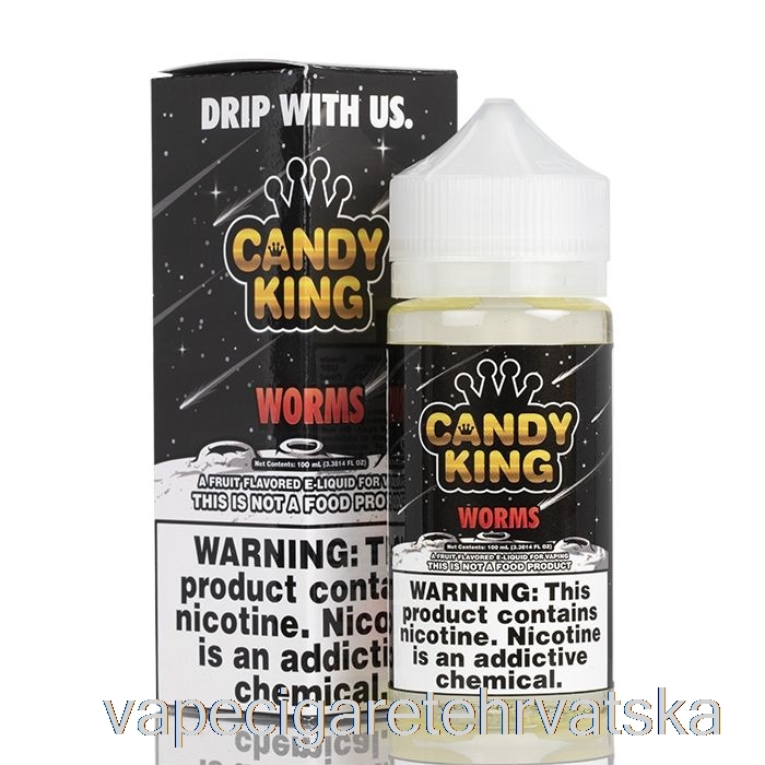 Vape Hrvatska Worms - Candy King - 100ml 0mg